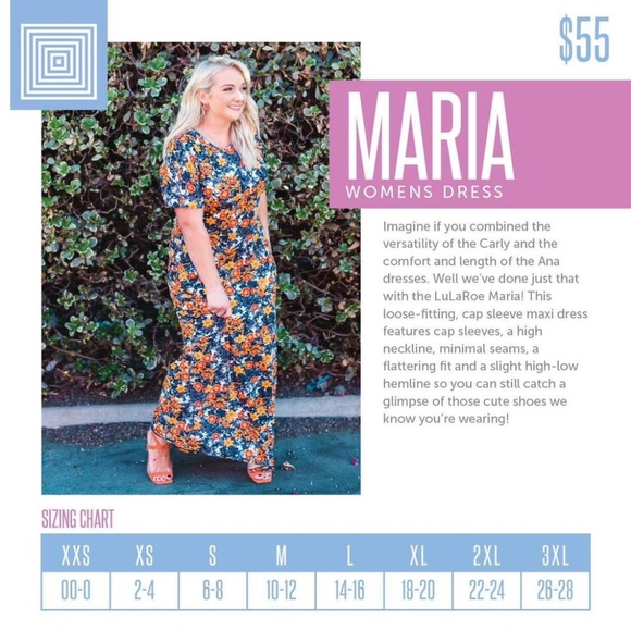 🆕 Lularoe Maria Maxi - Picture 8 of 9